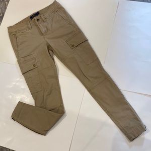 RALPH LAUREN KAKI CARGO PANT SIZE 2 UTILITY RN 41381